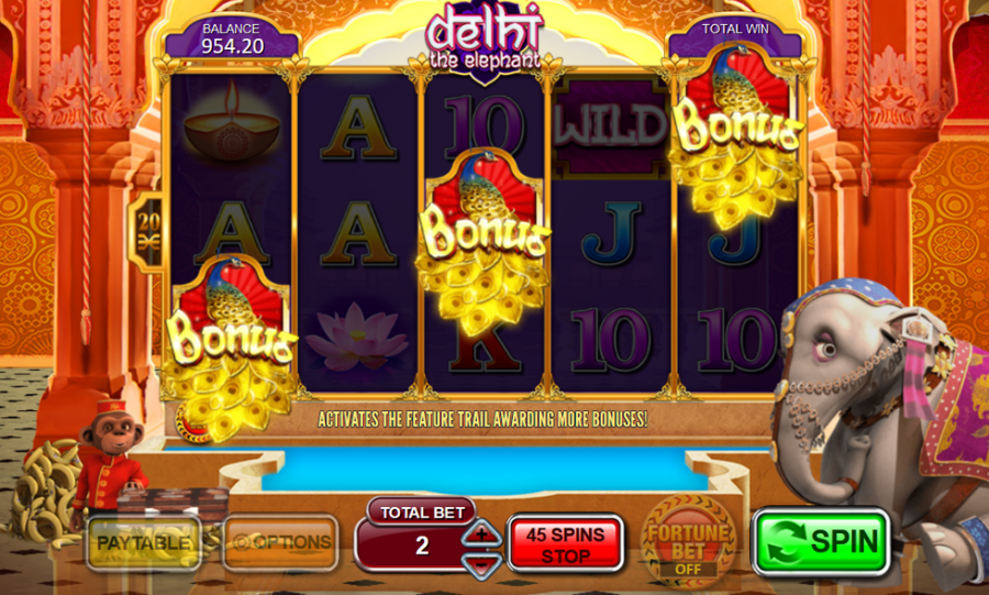 Delhi The Elephant Bonus - partycasino