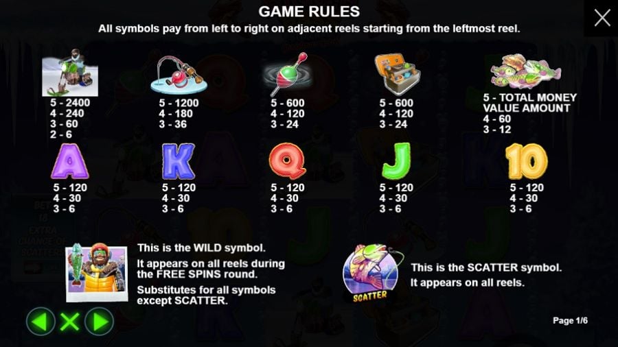 Bigger Bass Blizzard Christmas Catch Feature Symbols Eng - partycasino