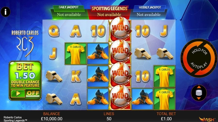 Sporting Legends Roberto Carlos Slot Eng - partycasino