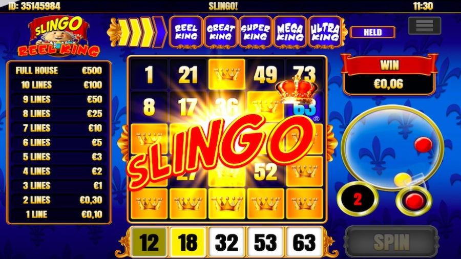 Slingo Reel King Bonus - partycasino