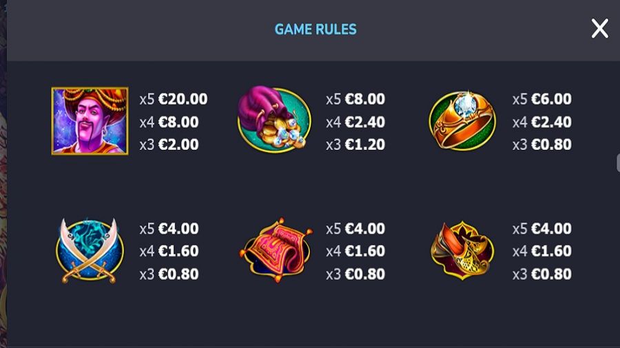 Dreamy Genie Feature Symbols En - partycasino