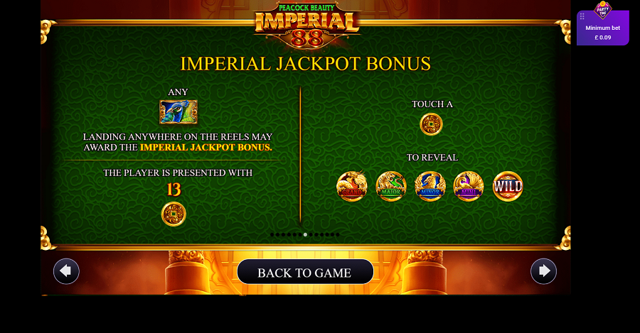 Peacock Beauty Feature Symbols - partycasino