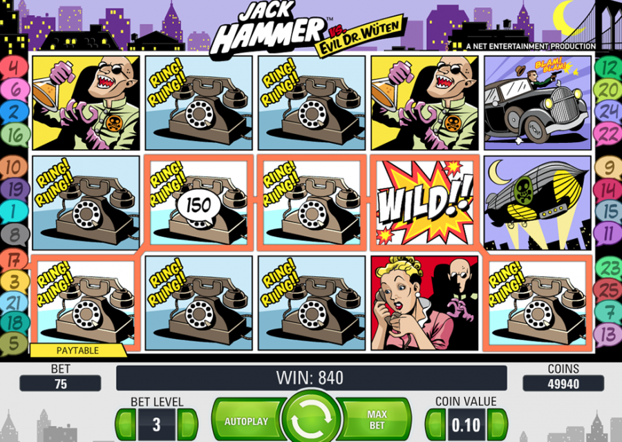 Jackhammer Nice Win - partycasino