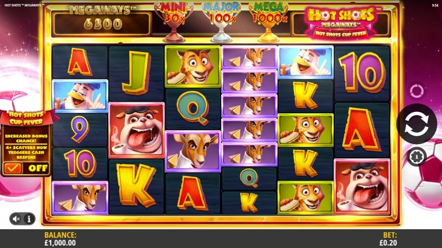 Hot Shots Megaways Slot Eng - partycasino