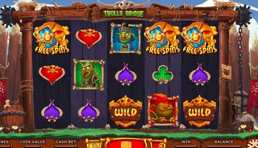 Trolls Bridge Bonus - partycasino