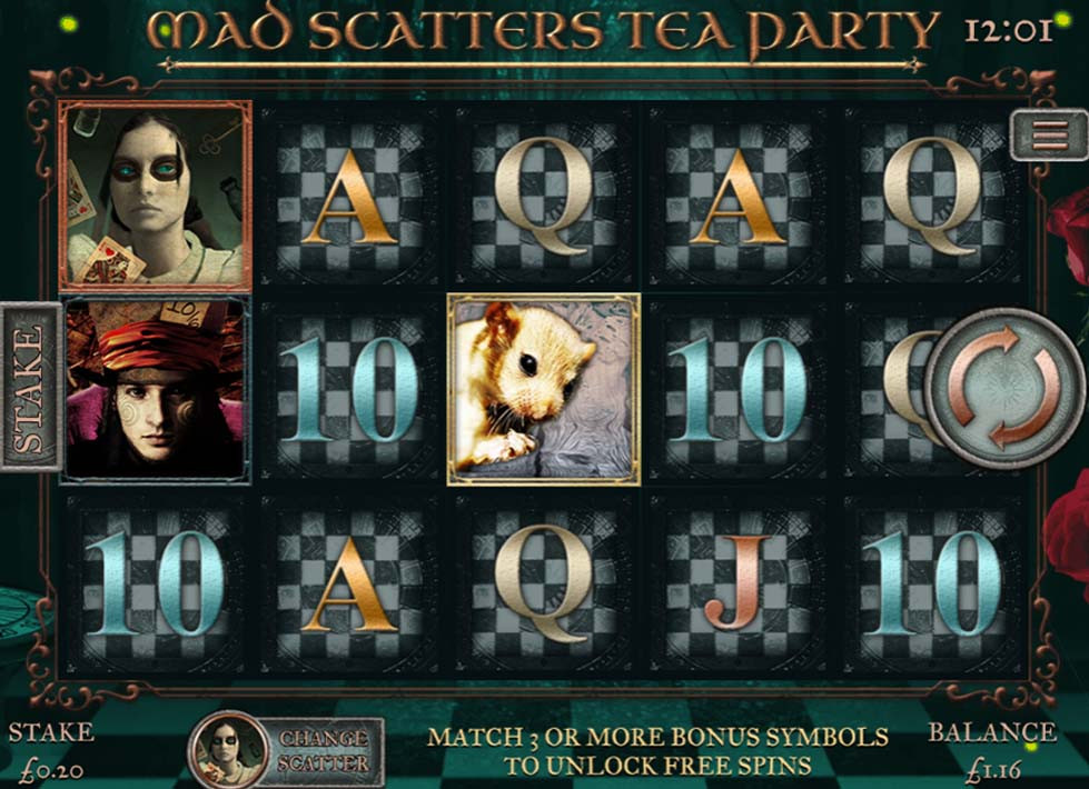 Mad Scatters Tea Party - partycasino