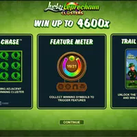 Lucky Leprechaun Clusters Slot - partycasino