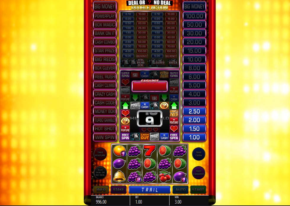 Deal Or No Deal Double Action Bonus - partycasino