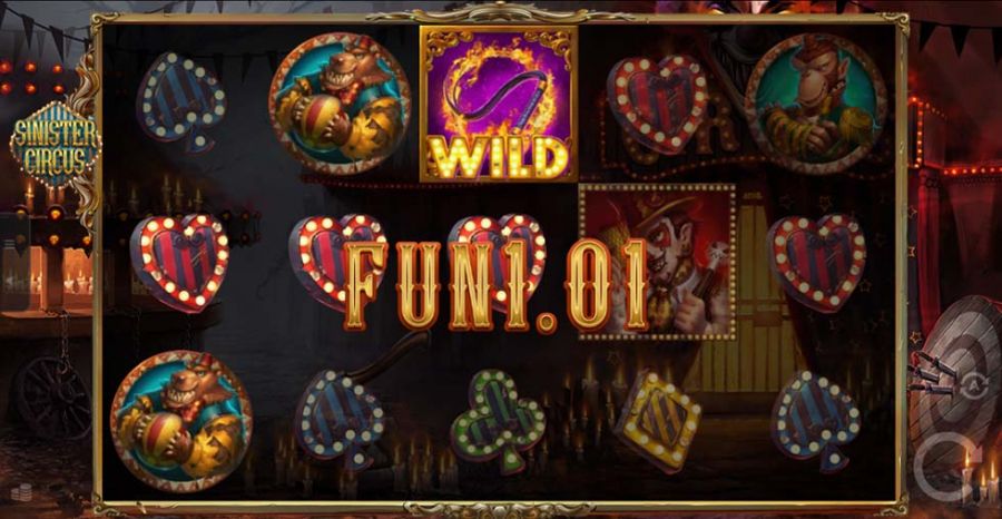 Sinister Circus Win - partycasino